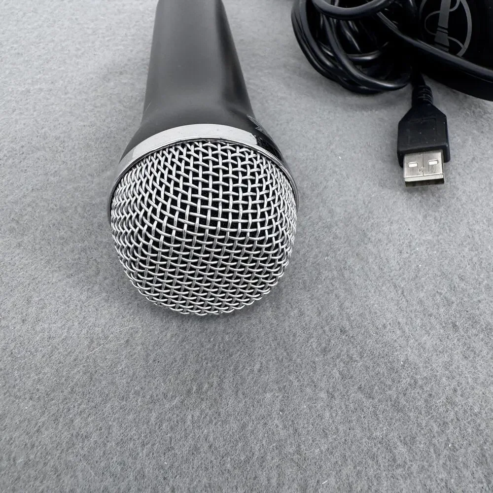 Logitech Rock Band USB Microphone Black Wired Console Gaming A-0234A‎ Accessory